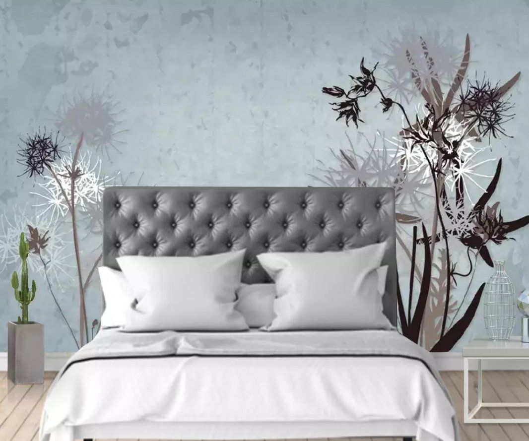 3D Dandelion 1380 Wall Murals Wallpaper AJ Wallpaper 2