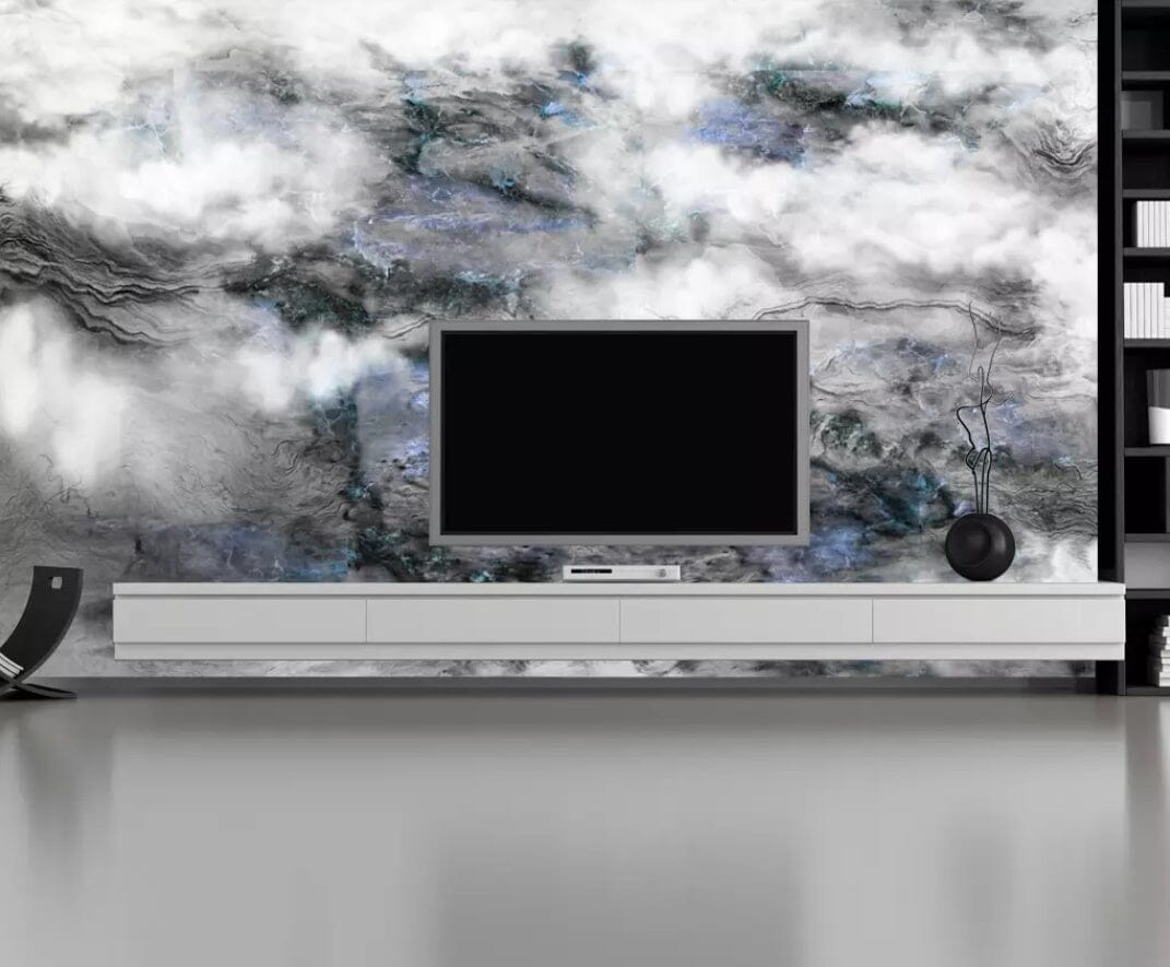 3D Cloud Mountain 2376 Wall Murals Wallpaper AJ Wallpaper 2