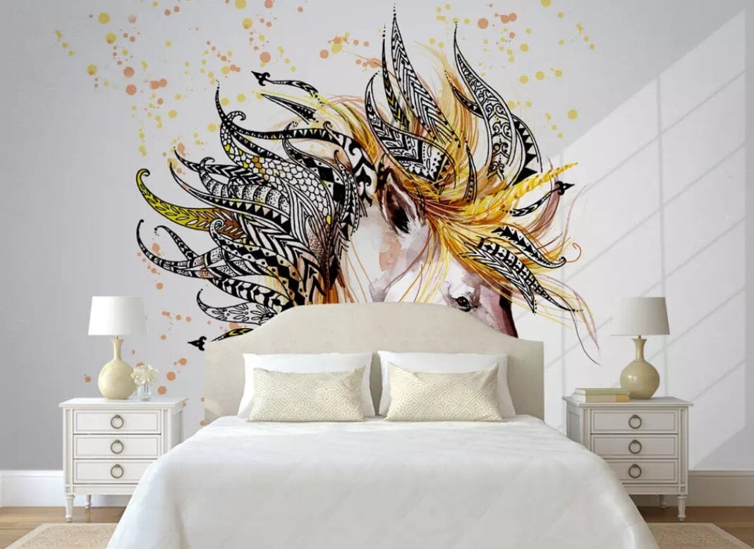 3D Colored Feathers 1589 Wall Murals Wallpaper AJ Wallpaper 2
