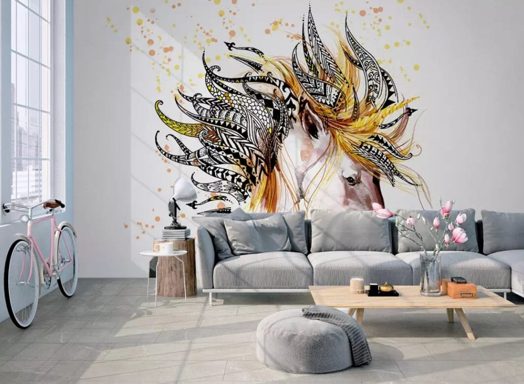 3D Colored Feathers 1589 Wall Murals Wallpaper AJ Wallpaper 2