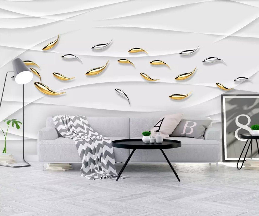 3D Small Goldfish 465 Wall Murals Wallpaper AJ Wallpaper 2