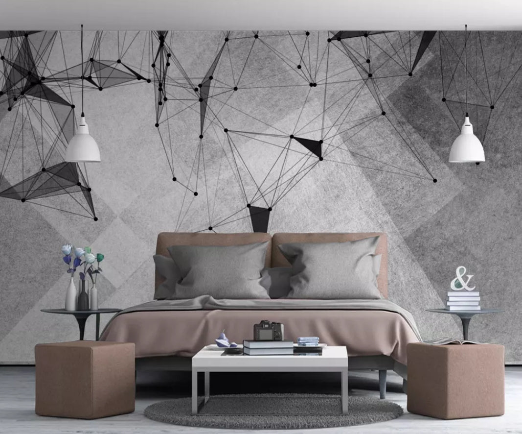 3D Geometric Patterns 1033 Wall Murals Wallpaper AJ Wallpaper 2