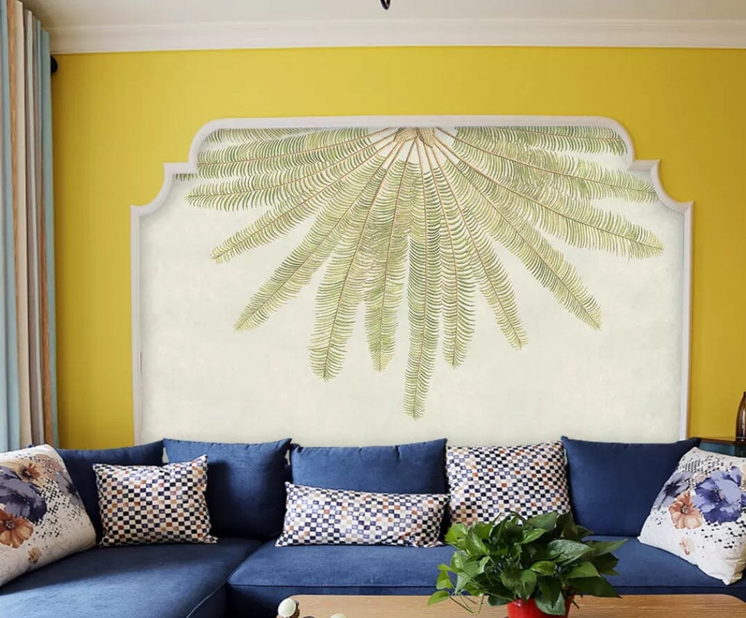 3D Green Leaf 2134 Wall Murals Wallpaper AJ Wallpaper 2