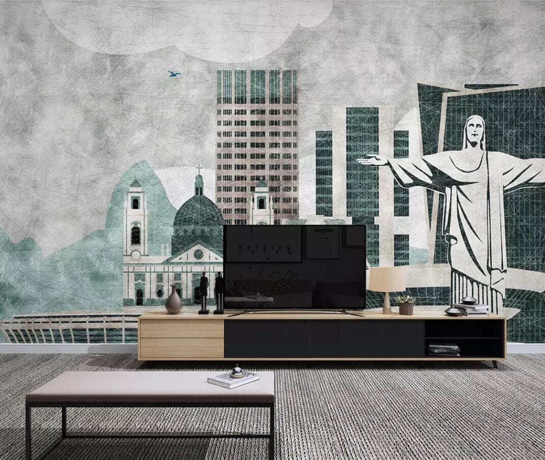 3D Building 1848 Wall Murals Wallpaper AJ Wallpaper 2