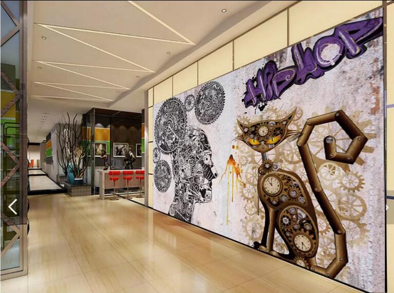 3D Kitten 949 Wall Murals Wallpaper AJ Wallpaper 2