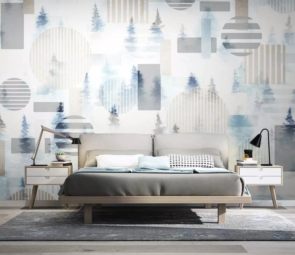 3D Geometric Patterns 2493 Wall Murals Wallpaper AJ Wallpaper 2