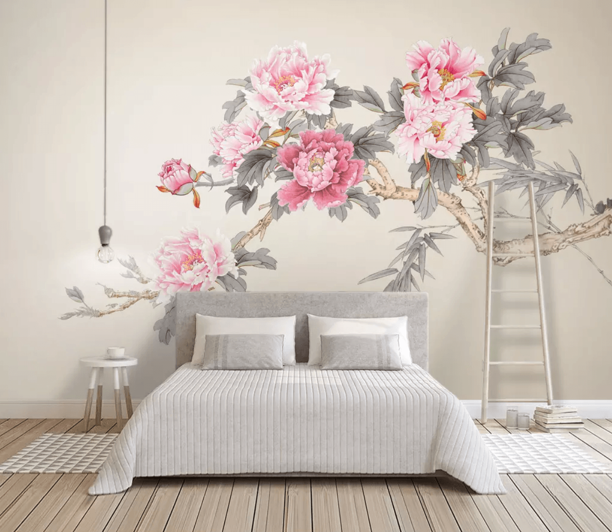 3D Pink Flowers 1212 Wall Murals Wallpaper AJ Wallpaper 2