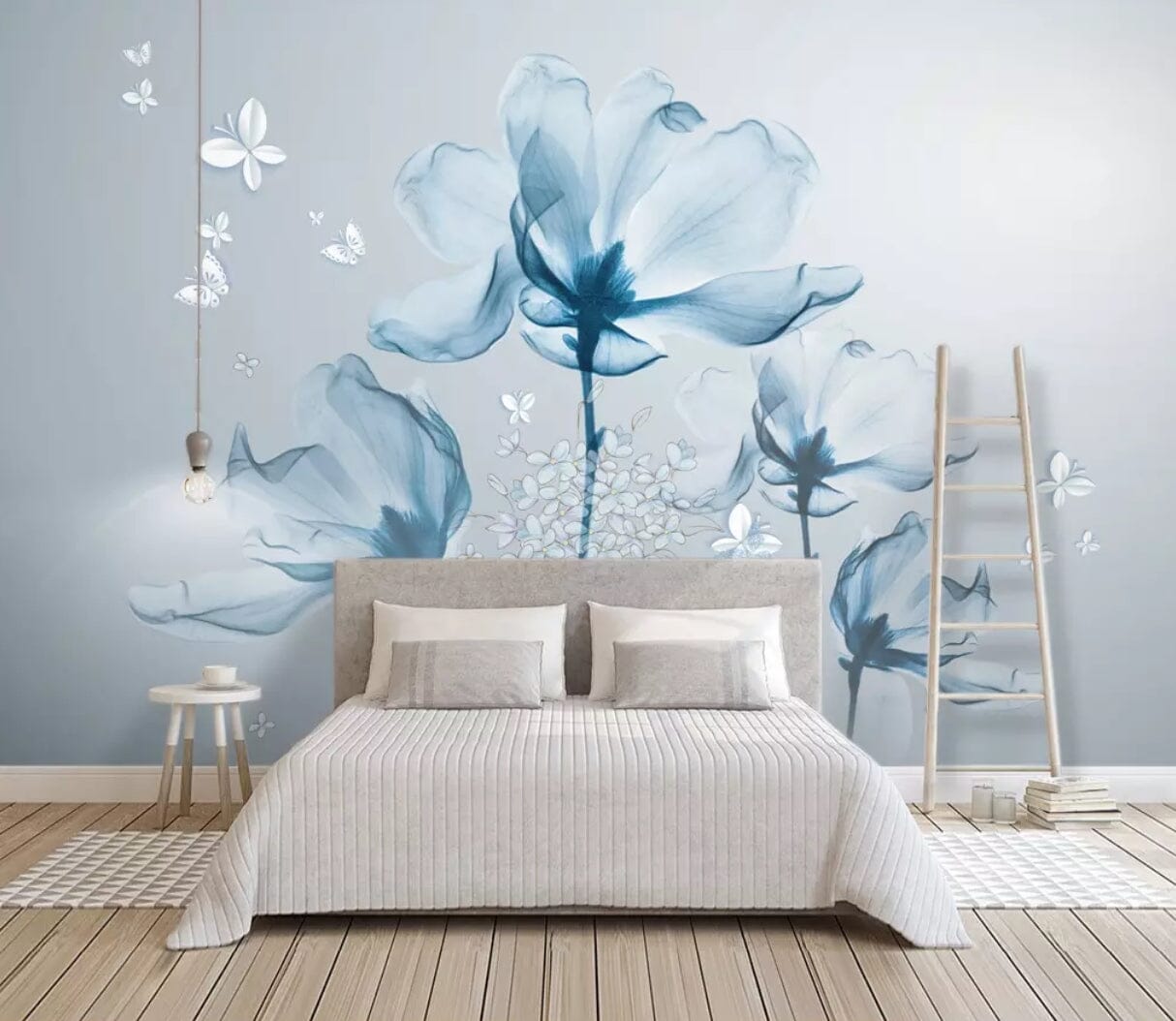 3D Transparent Petals 2284 Wall Murals Wallpaper AJ Wallpaper 2