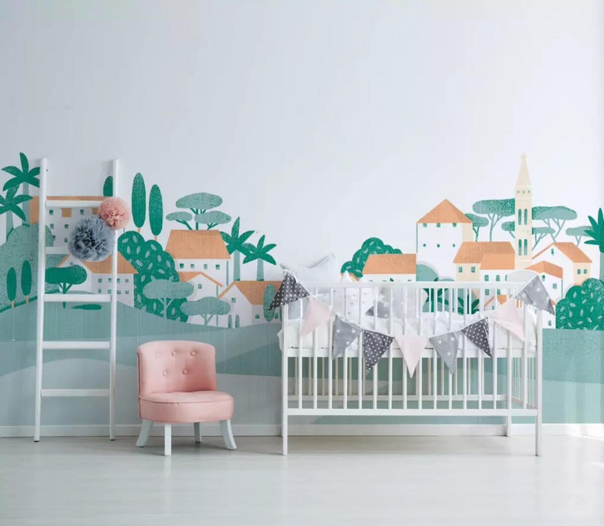 3D Cute Town 2489 Wall Murals Wallpaper AJ Wallpaper 2