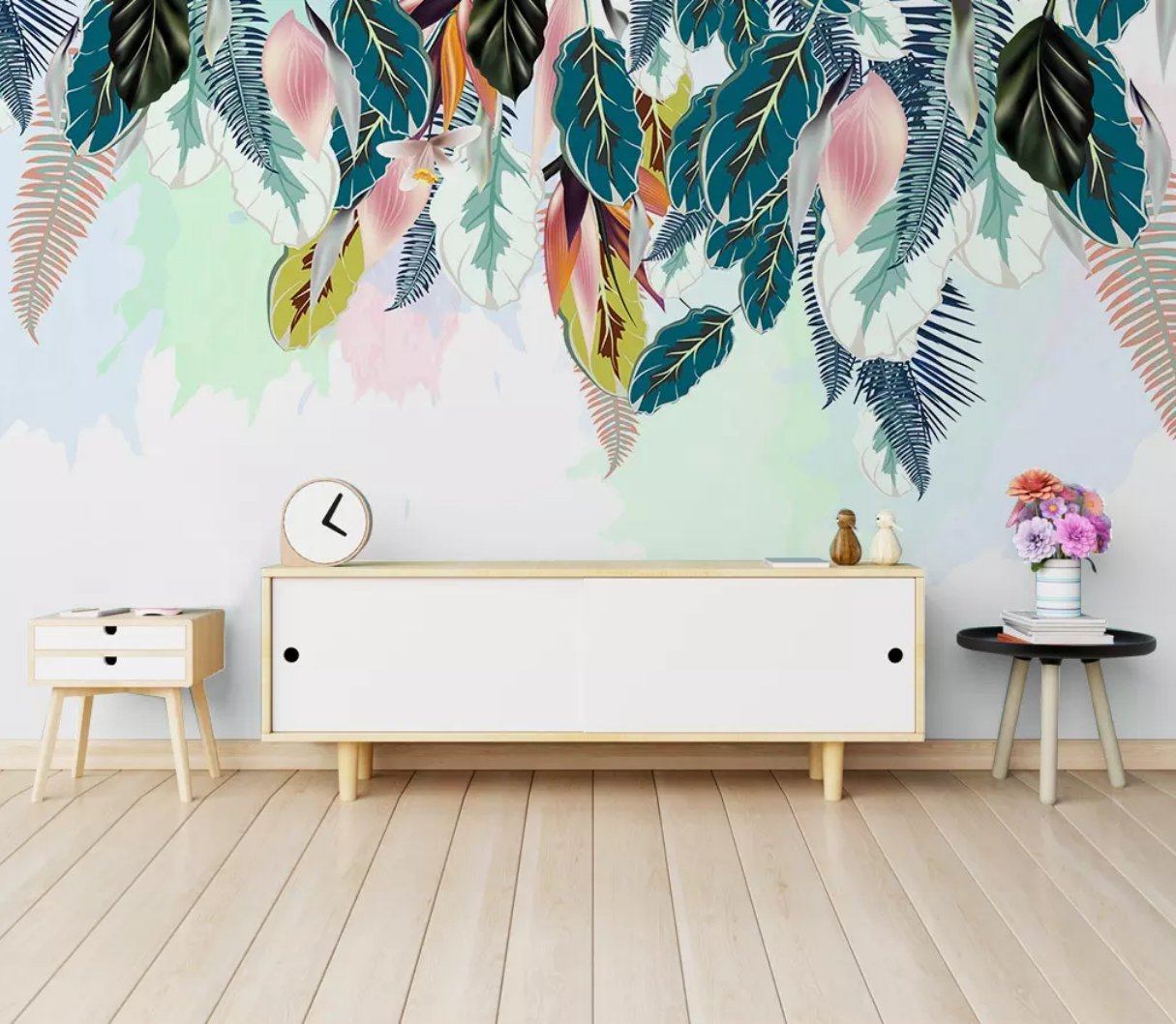 3D Colored Feather 262 Wall Murals Wallpaper AJ Wallpaper 2