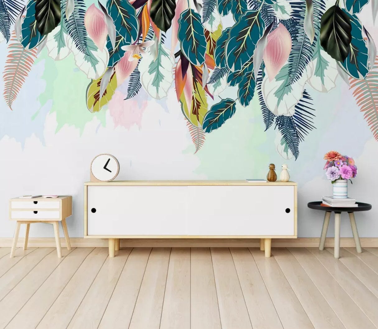 3D Colored Leaves 1651 Wall Murals Wallpaper AJ Wallpaper 2