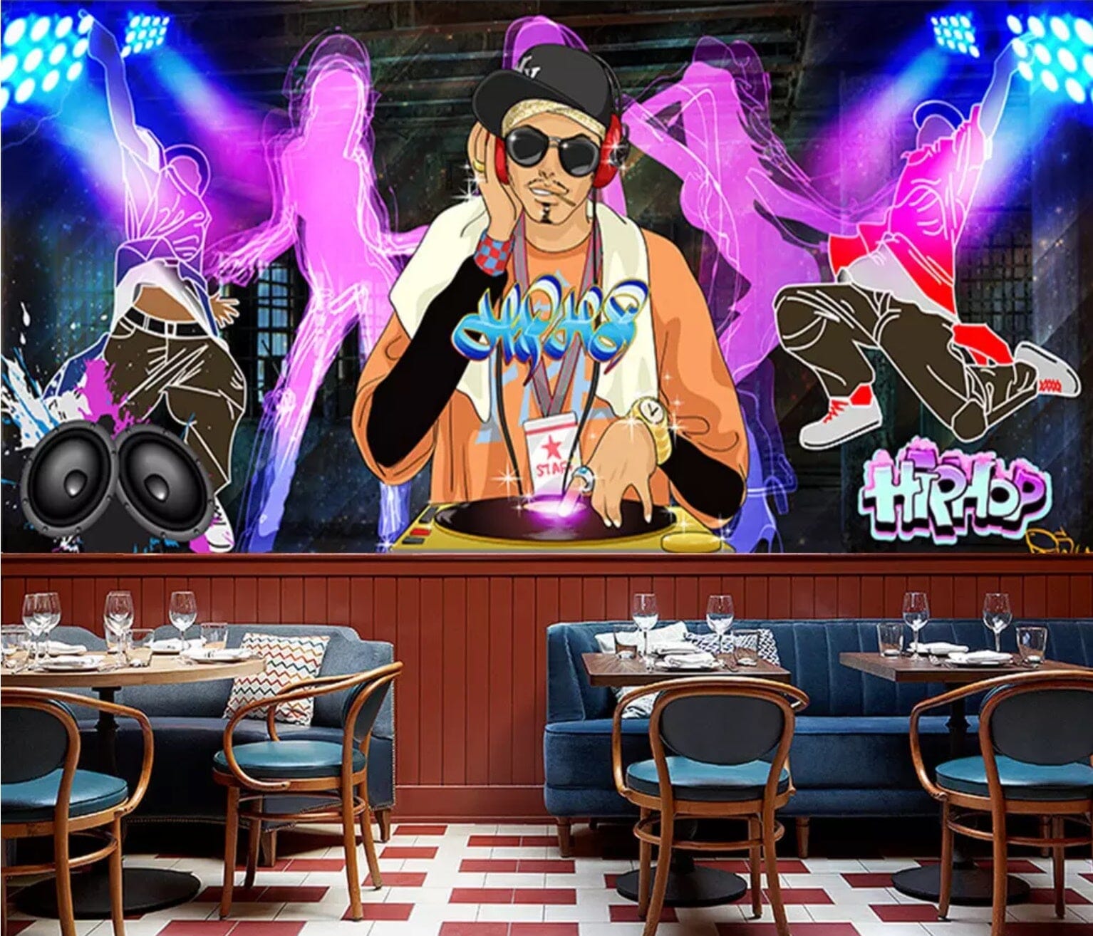 3D Electric Dancer 2463 Wall Murals Wallpaper AJ Wallpaper 2