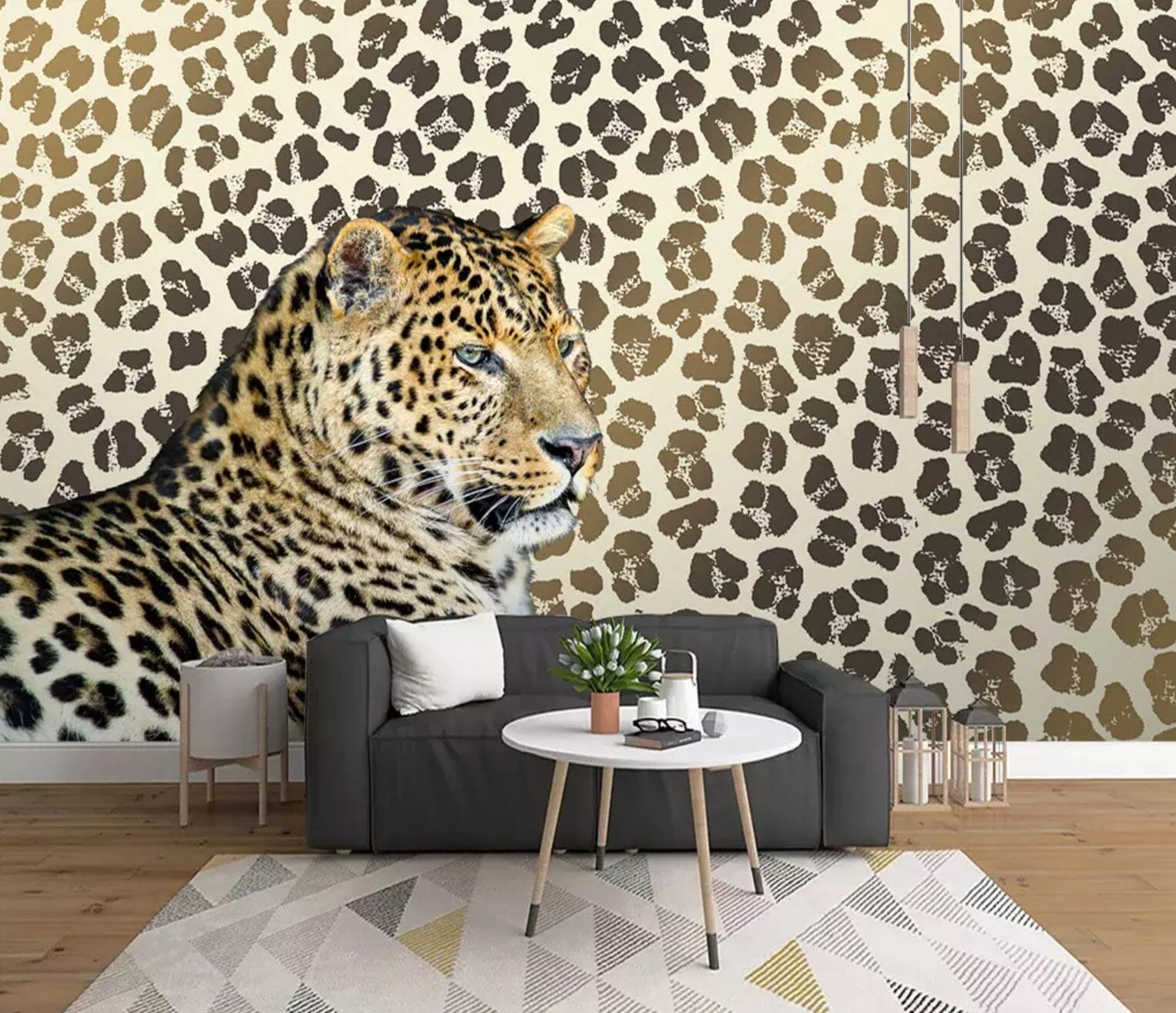3D Leopard Spots 2453 Wall Murals Wallpaper AJ Wallpaper 2