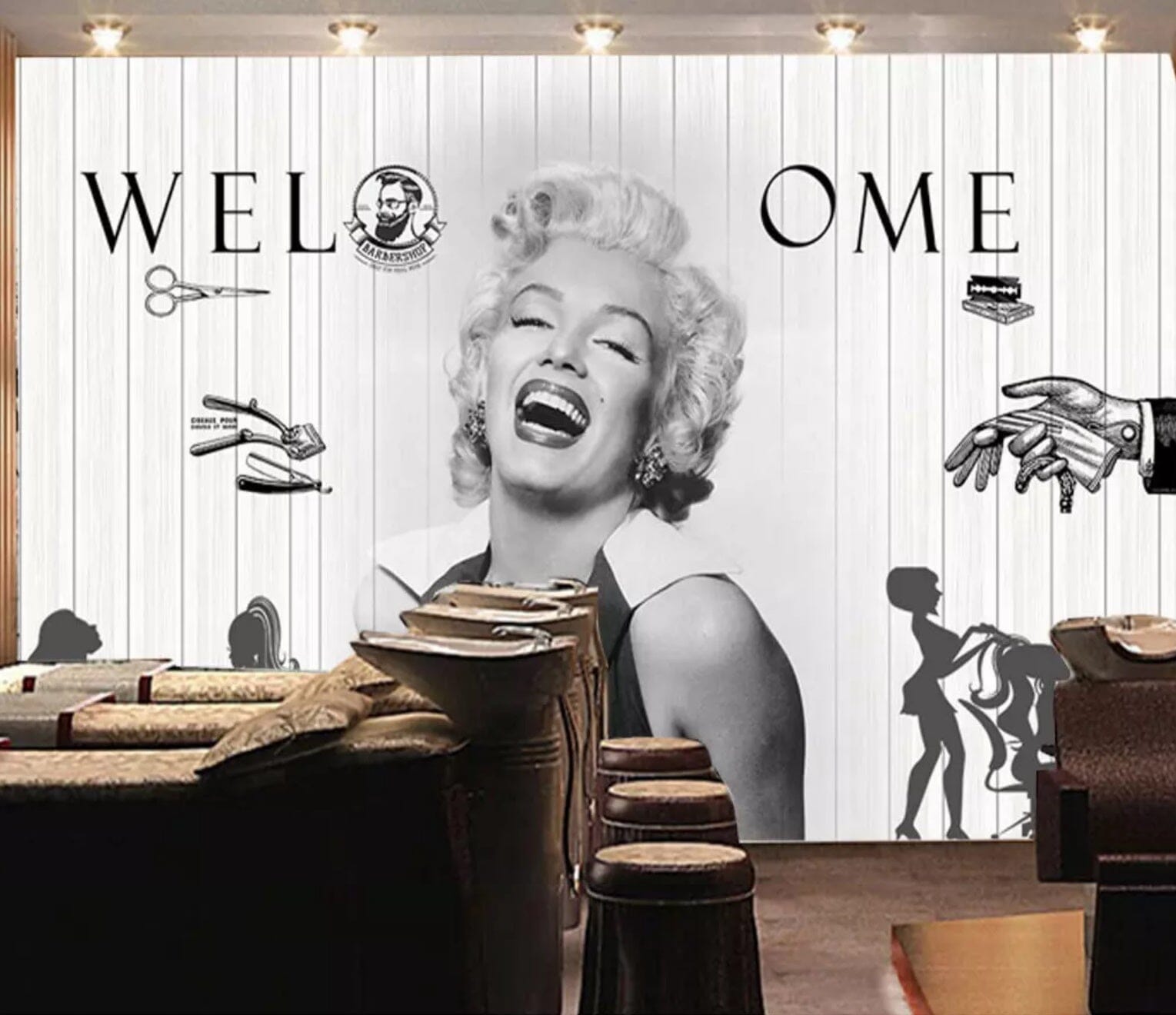 3D Laughing Girl 2452 Wall Murals Wallpaper AJ Wallpaper 2