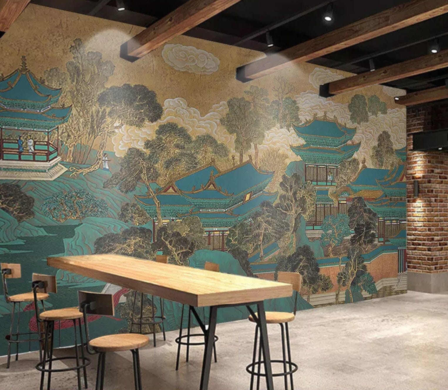 3D Ancient Palace 2448 Wall Murals Wallpaper AJ Wallpaper 2