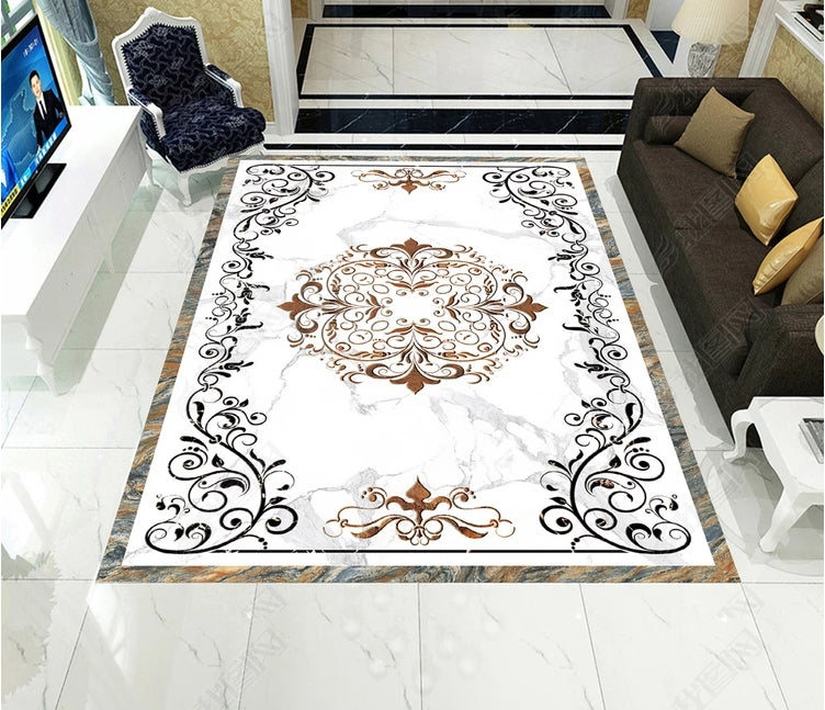 3D Color Stripe WG585 Non Slip Rug Mat Mat AJ Creativity Home