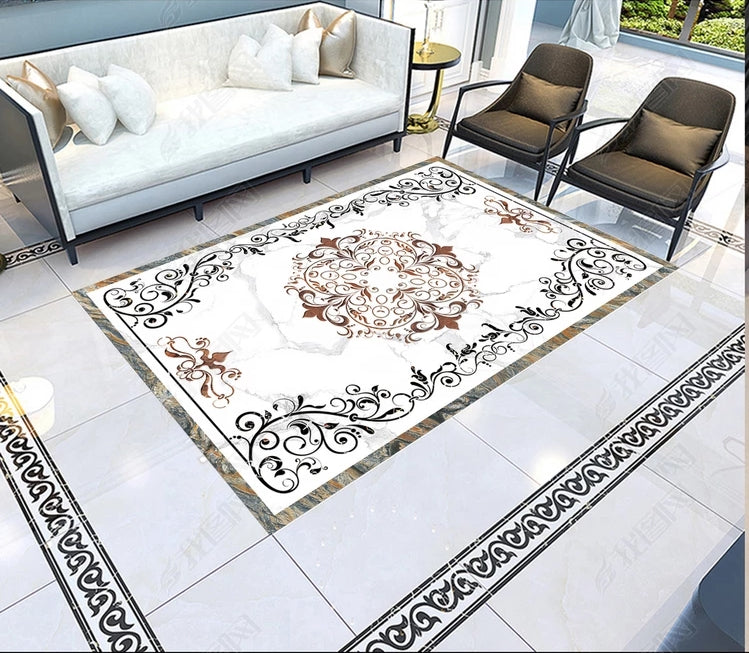 3D Color Stripe WG585 Non Slip Rug Mat Mat AJ Creativity Home