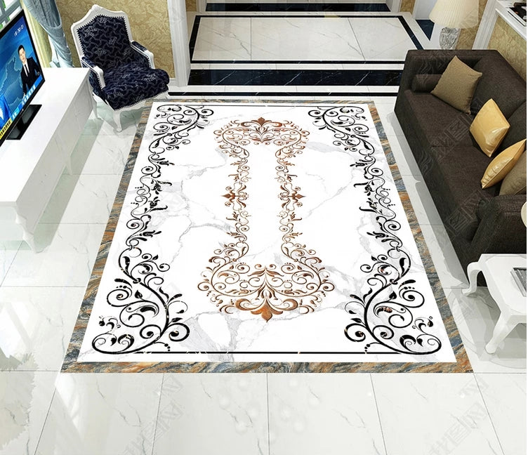 3D Color Stripe WG584 Non Slip Rug Mat Mat AJ Creativity Home