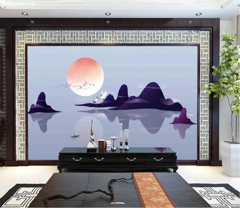 3D Red Sun 2693 Wall Murals Wallpaper AJ Wallpaper 2