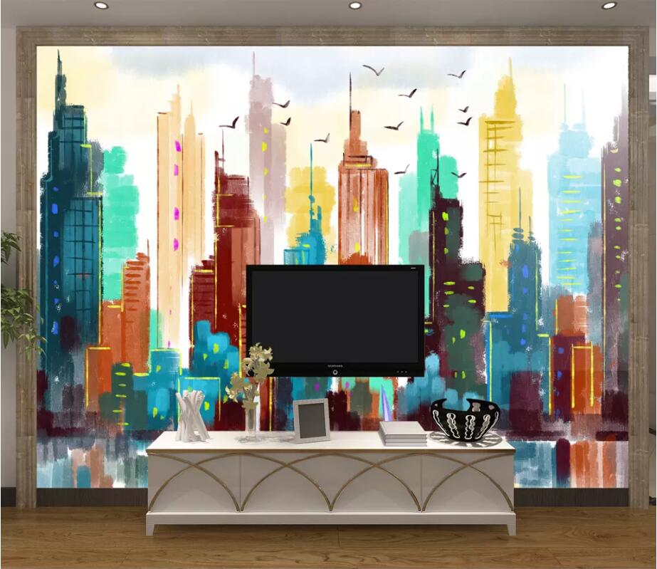 3D High Building 1640 Wall Murals Wallpaper AJ Wallpaper 2