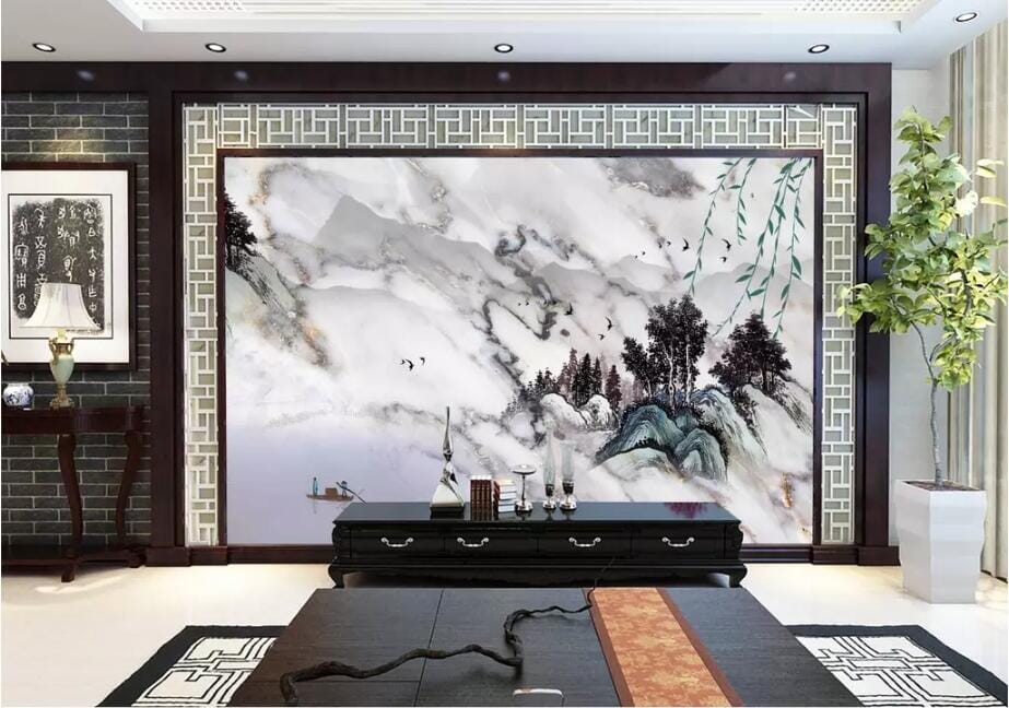 3D Black Valley 2610 Wall Murals Wallpaper AJ Wallpaper 2