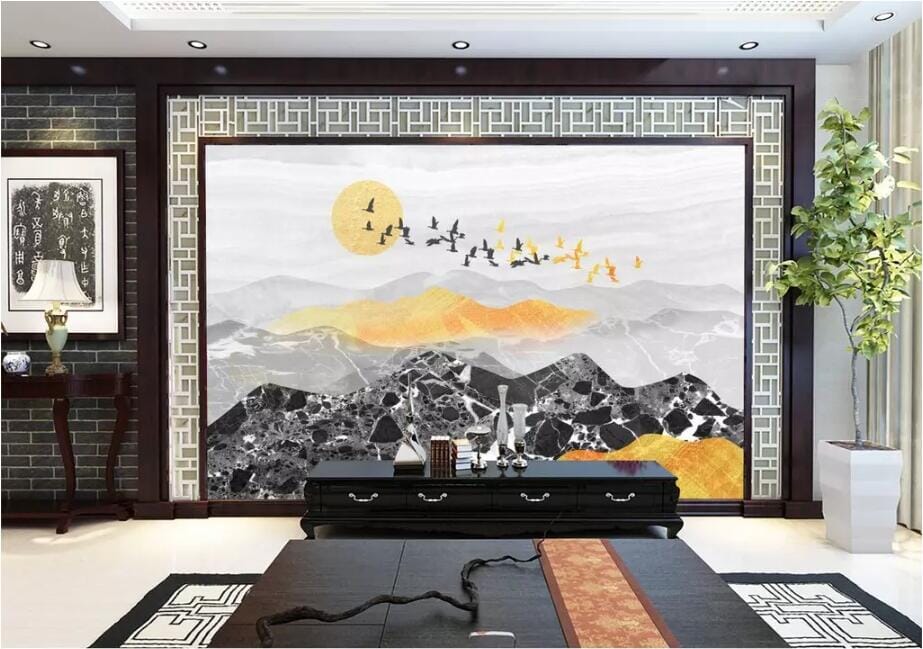 3D Sunrise Bird 2603 Wall Murals Wallpaper AJ Wallpaper 2