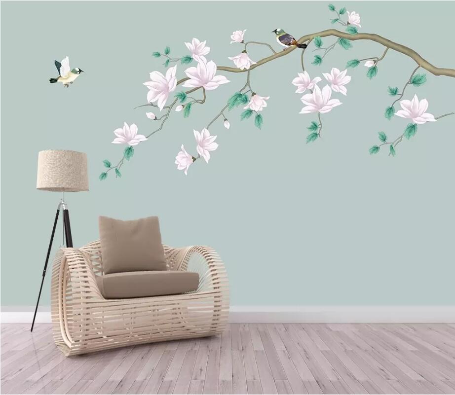 3D Branch Bird 1818 Wall Murals Wallpaper AJ Wallpaper 2