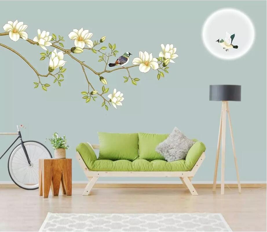 3D Branch Bird 1817 Wall Murals Wallpaper AJ Wallpaper 2