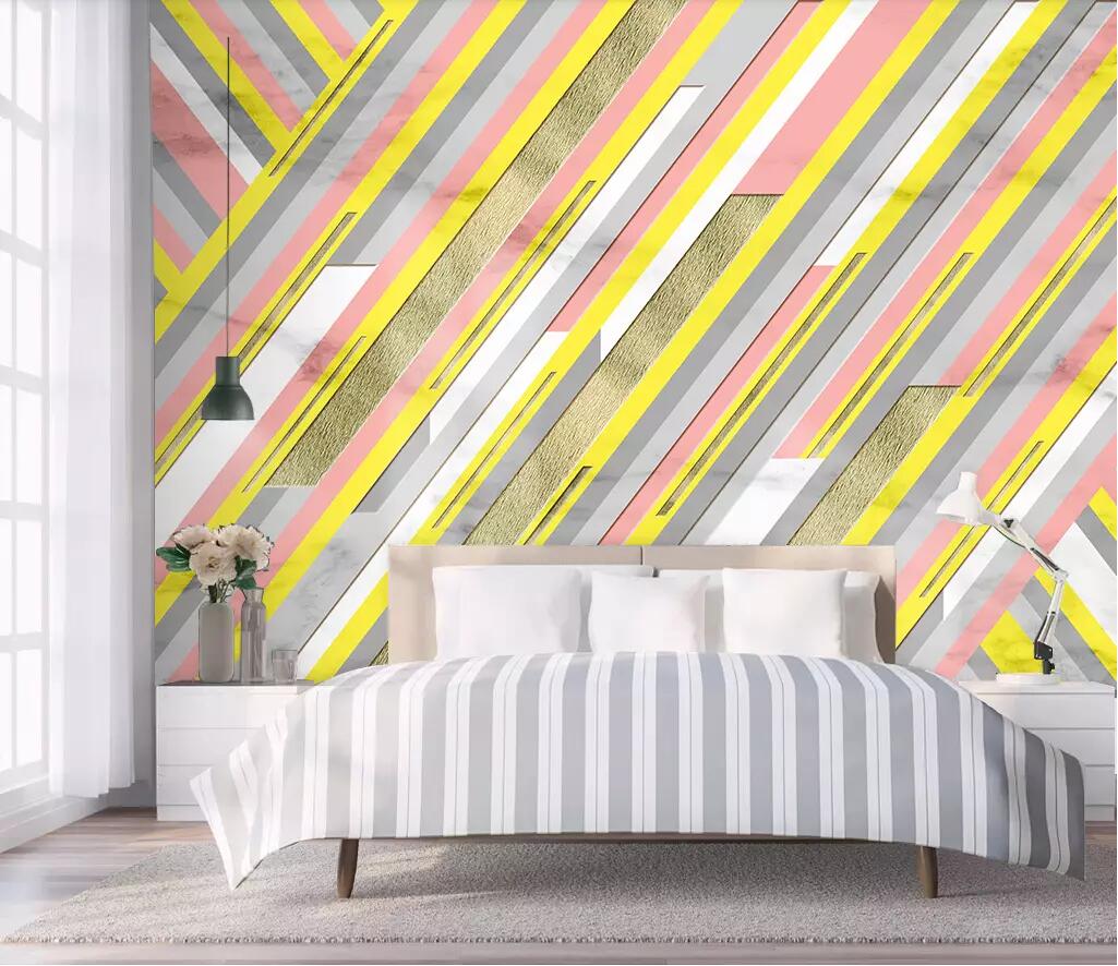 3D Colored Slash 1828 Wall Murals Wallpaper AJ Wallpaper 2