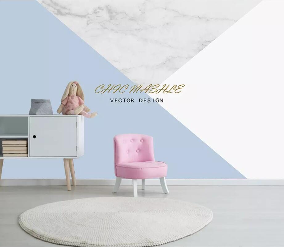 3D Triangle Pattern 2474 Wall Murals Wallpaper AJ Wallpaper 2