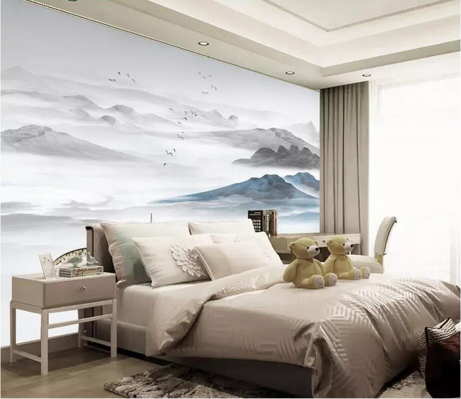 3D White Valley 2811 Wall Murals Wallpaper AJ Wallpaper 2