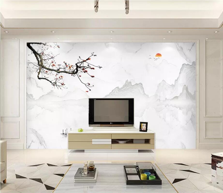 3D Black Branches 2741 Wall Murals Wallpaper AJ Wallpaper 2