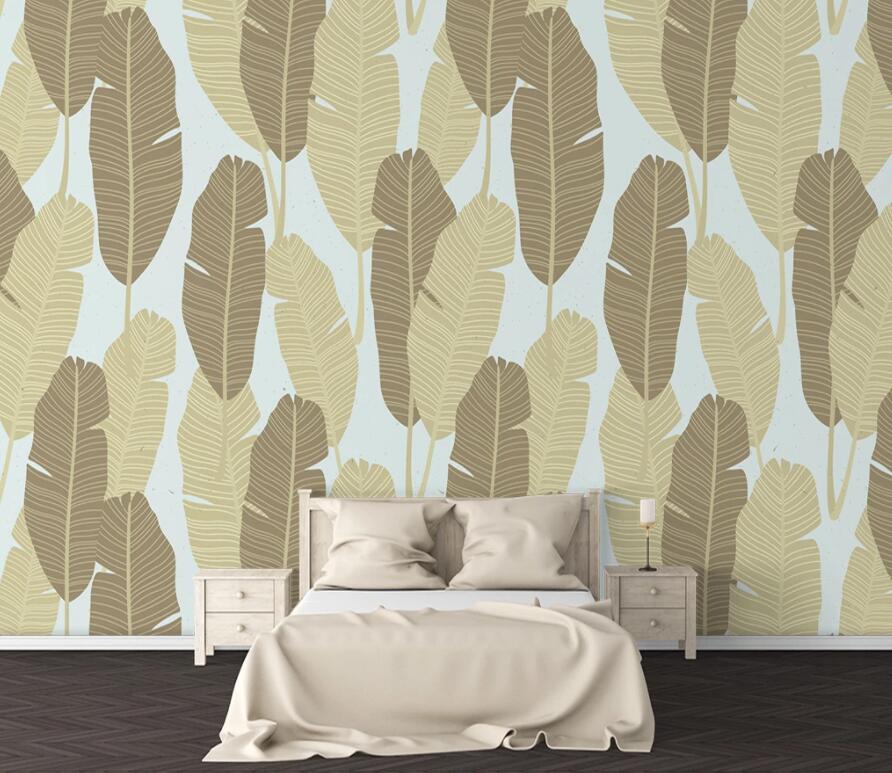 3D Leaves 1589 Wall Murals Wallpaper AJ Wallpaper 2
