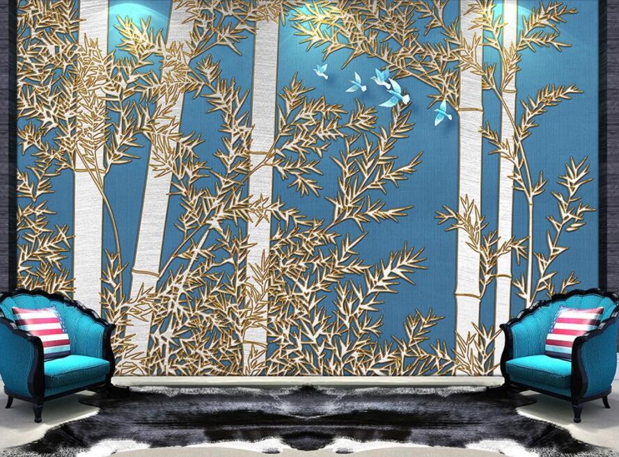 3D Bamboo Forest 2014 Wall Murals Wallpaper AJ Wallpaper 2