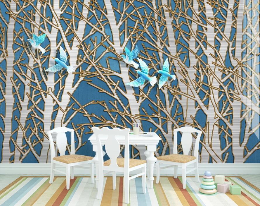 3D Tree Branch 2001 Wall Murals Wallpaper AJ Wallpaper 2