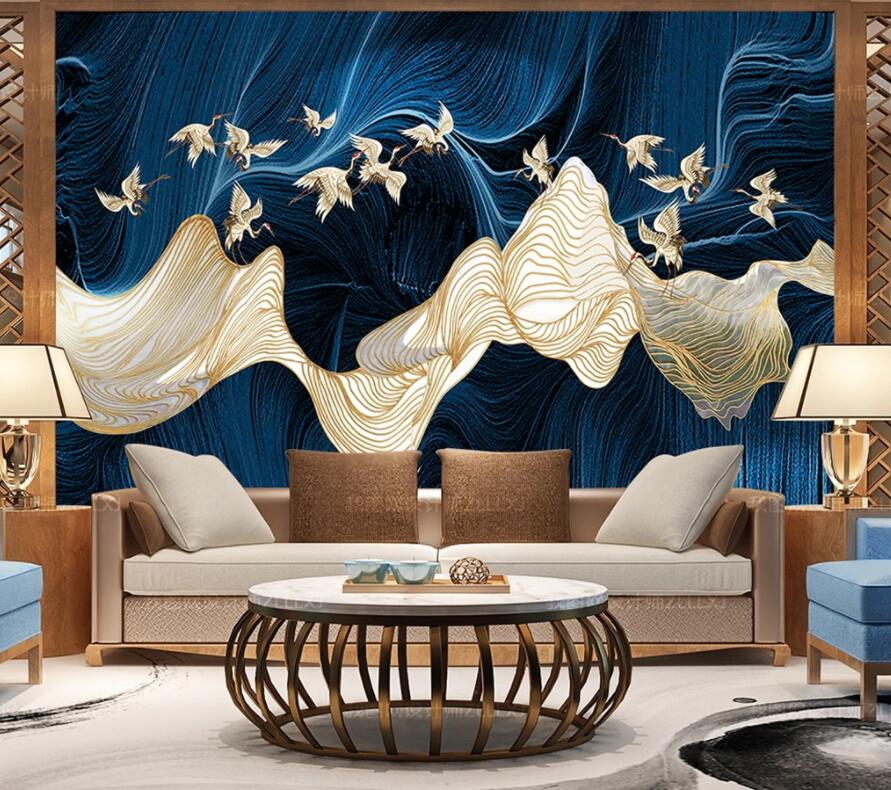 3D Flying Bird 1981 Wall Murals Wallpaper AJ Wallpaper 2