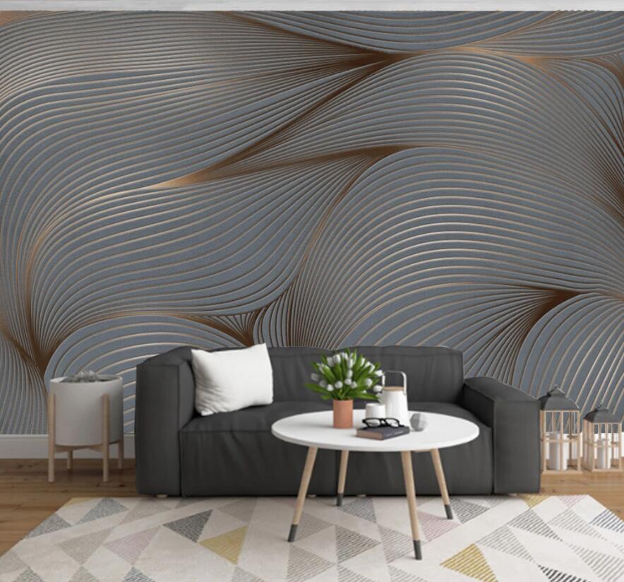 3D Geometric Lines 1364 Wall Murals Wallpaper AJ Wallpaper 2
