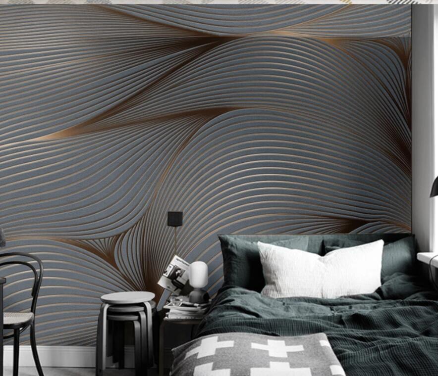 3D Geometric Lines 1364 Wall Murals Wallpaper AJ Wallpaper 2