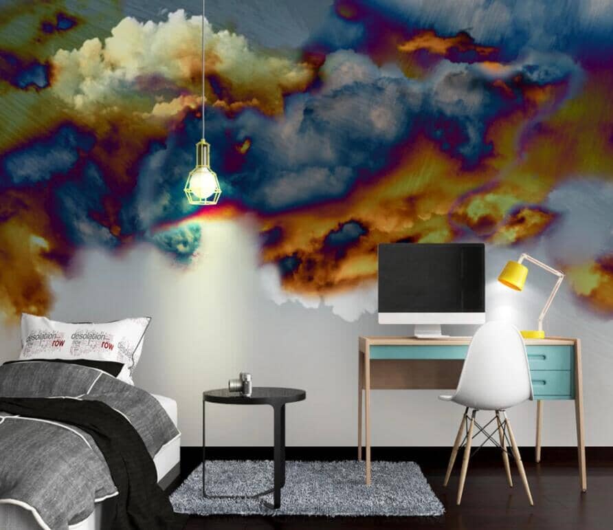 3D Color Cloud 3026 Wall Murals Wallpaper AJ Wallpaper 2