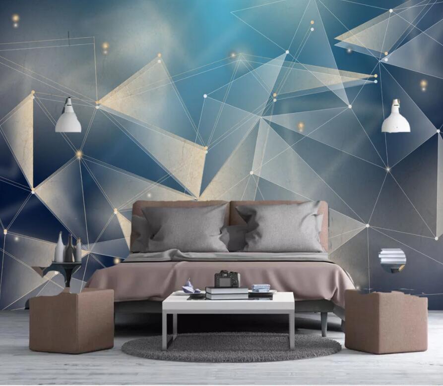 3D Geometric Patterns 1909 Wall Murals Wallpaper AJ Wallpaper 2