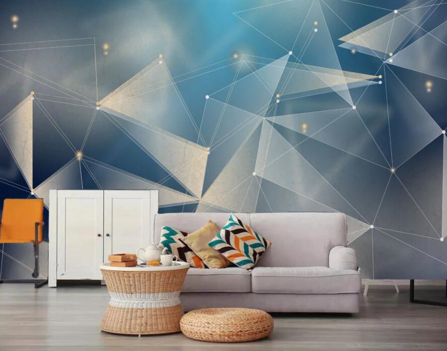 3D Geometric Patterns 1909 Wall Murals Wallpaper AJ Wallpaper 2