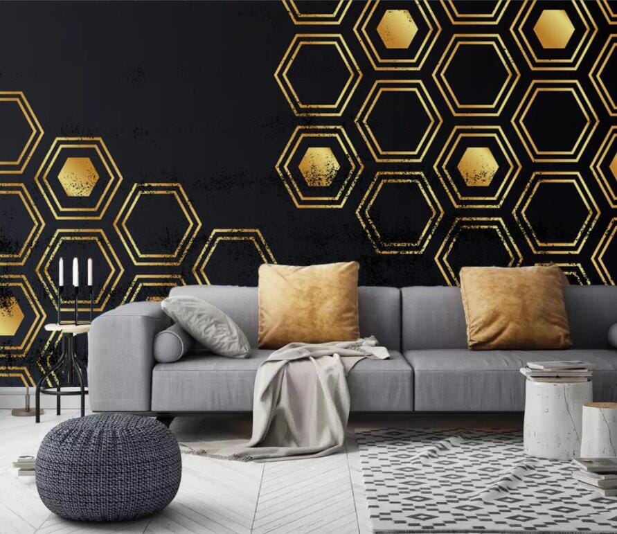 3D Simple Rhombus 2869 Wall Murals Wallpaper AJ Wallpaper 2