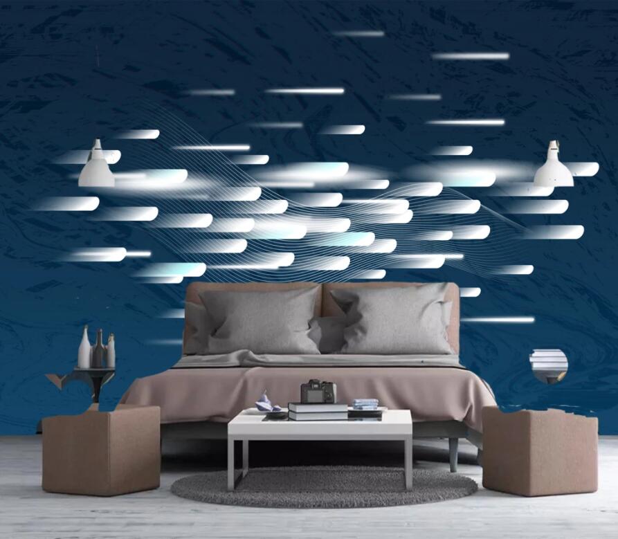 3D Meteor Shower 1951 Wall Murals Wallpaper AJ Wallpaper 2