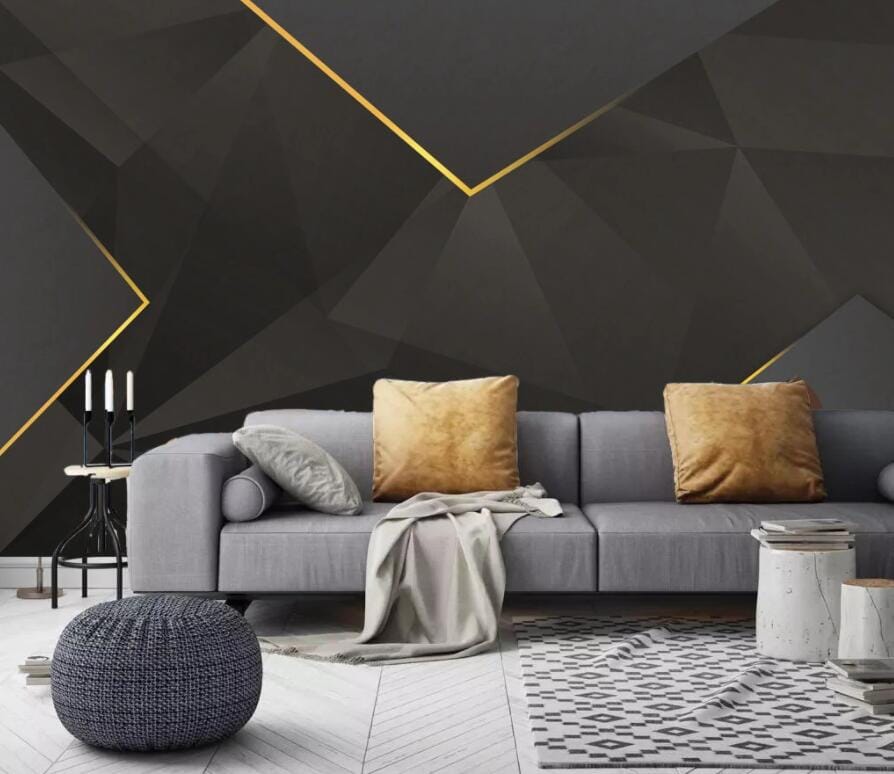 3D Minimalist Lines 2952 Wall Murals Wallpaper AJ Wallpaper 2