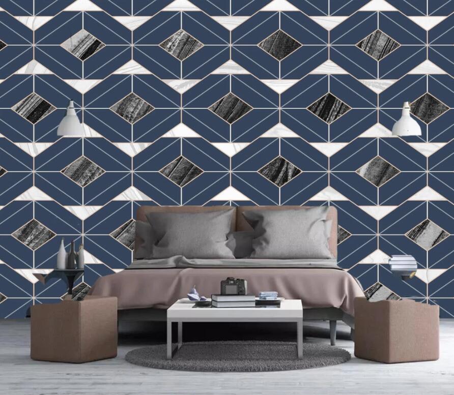 3D Geometric Patterns 1899 Wall Murals Wallpaper AJ Wallpaper 2