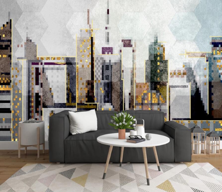 3D High Building 1525 Wall Murals Wallpaper AJ Wallpaper 2