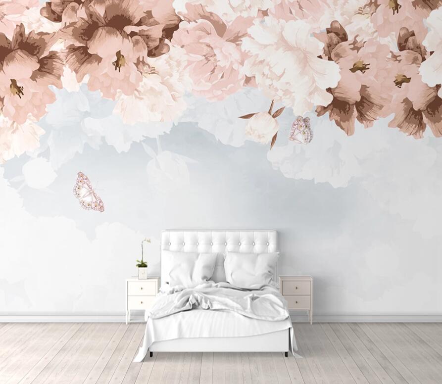 3D Colored Flowers 1522 Wall Murals Wallpaper AJ Wallpaper 2