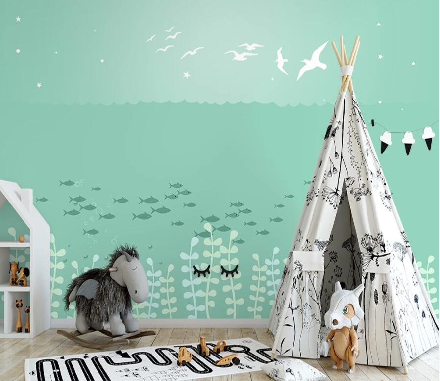 3D Sea Shark 1504 Wall Murals Wallpaper AJ Wallpaper 2