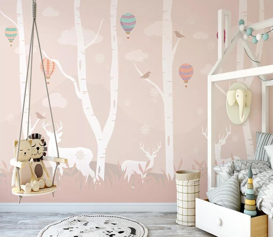 3D Forest Fawn 1444 Wall Murals Wallpaper AJ Wallpaper 2