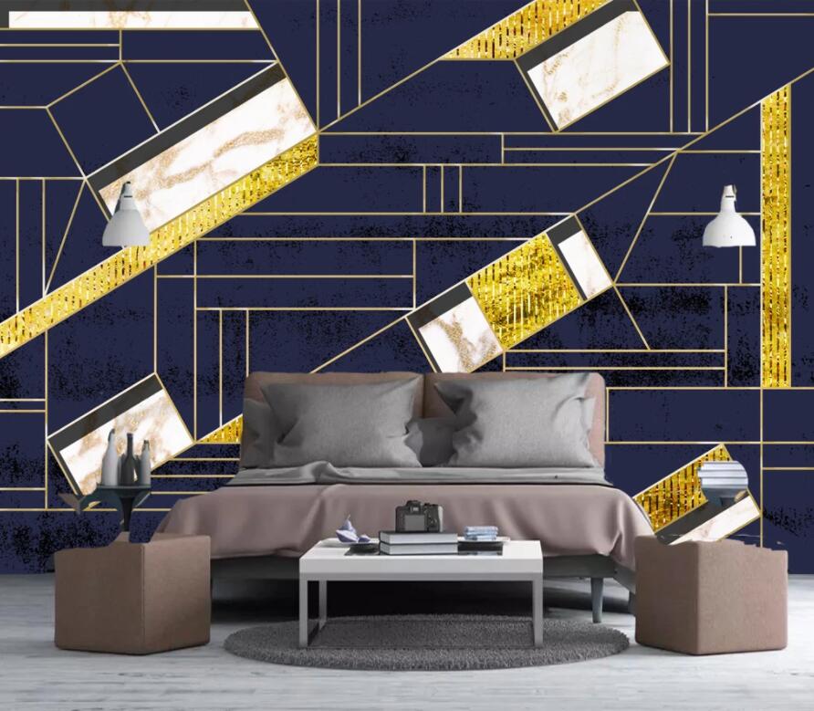 3D Geometric Patterns 1883 Wall Murals Wallpaper AJ Wallpaper 2